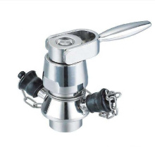 Santhai factory SS304 SS316L Stainless Steel Sanitary Food Grade  Thread  Aseptic Sample Valve